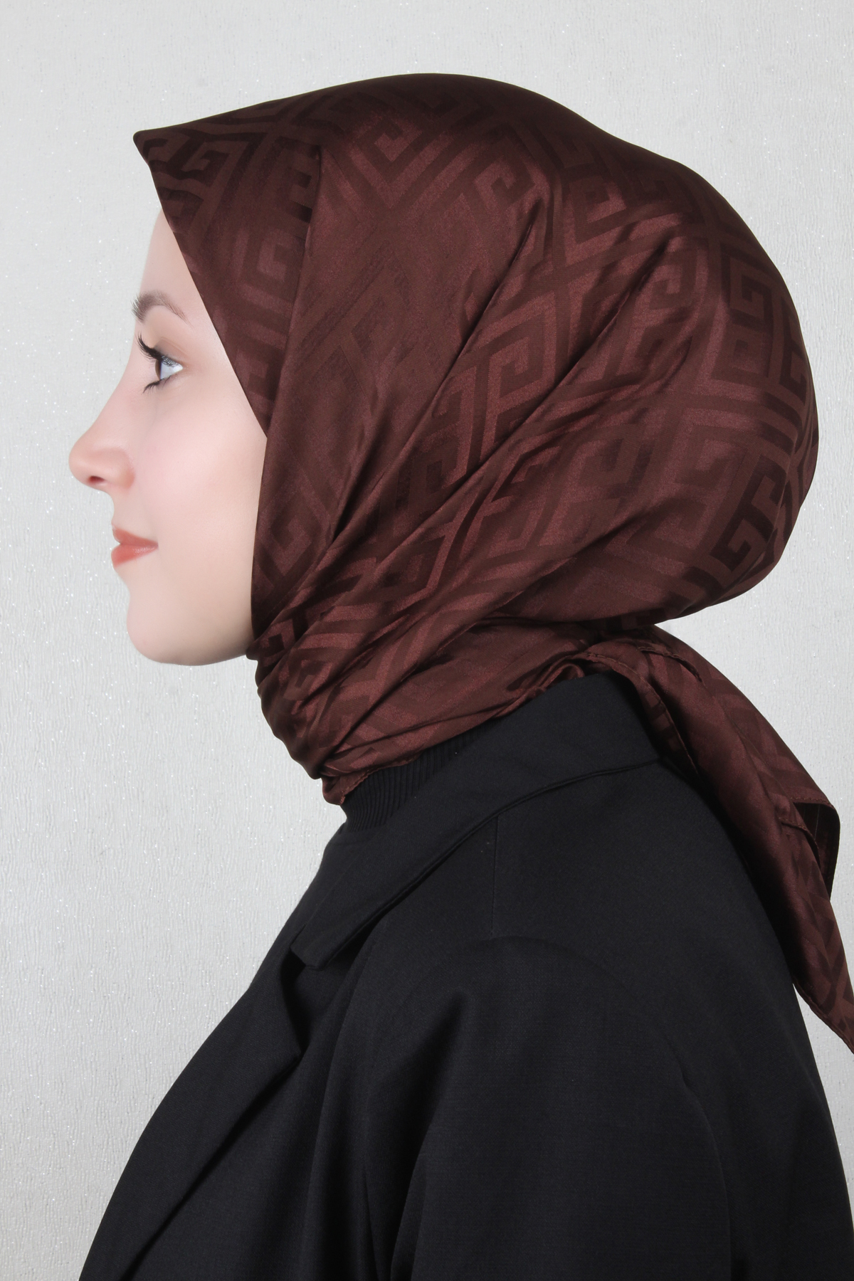 Golden Jakar Eşarp 4118-1 Acı Kahve