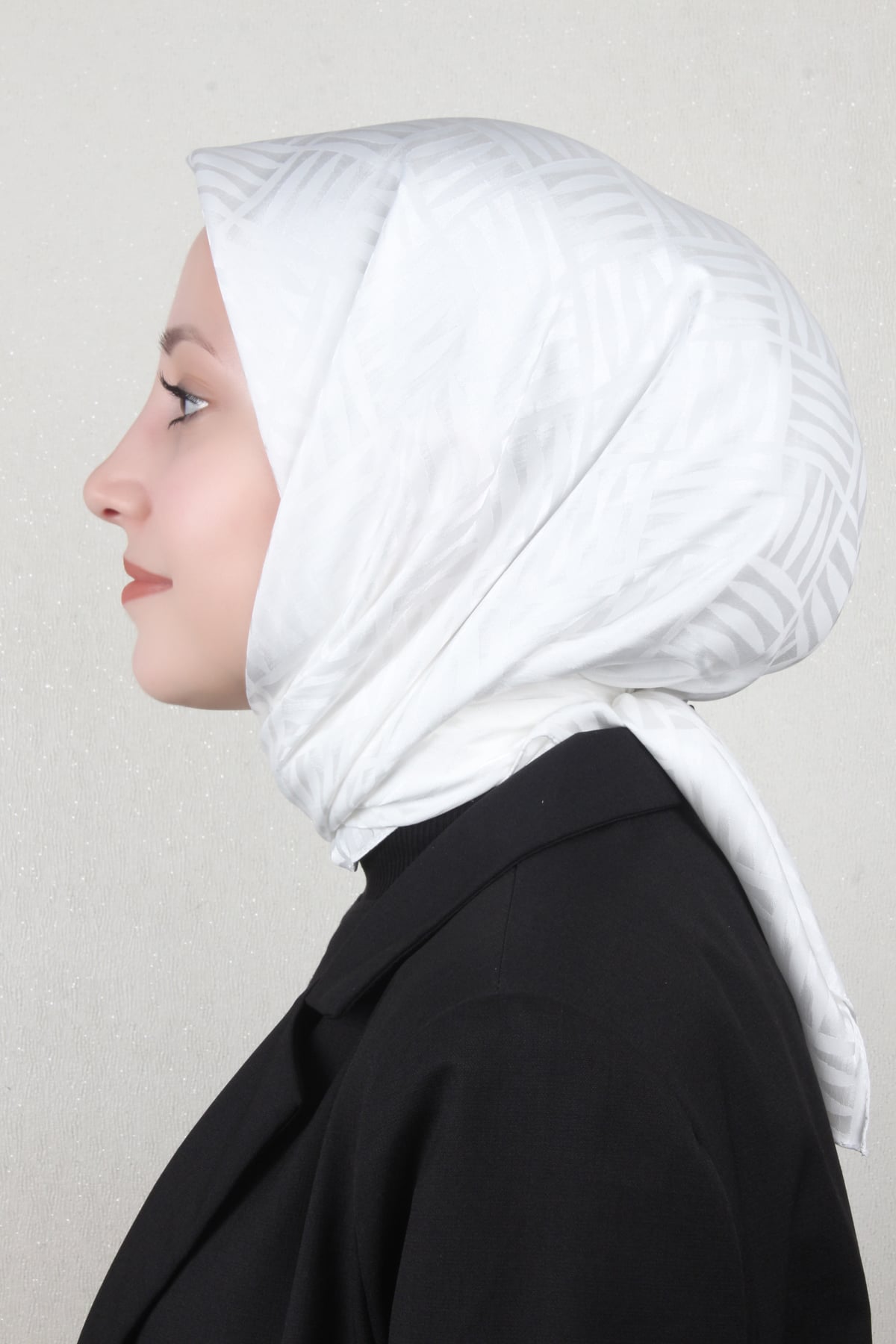 Golden Jakar Eşarp 4119-13 Beyaz