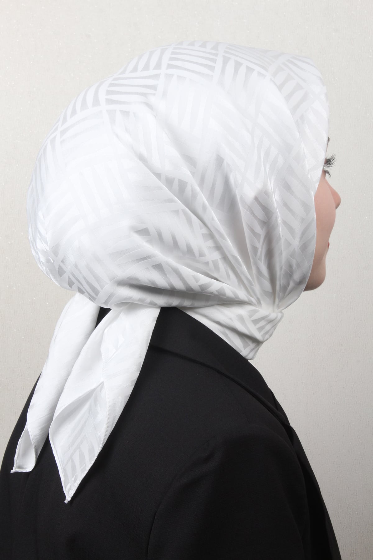 Golden Jakar Eşarp 4119-13 Beyaz