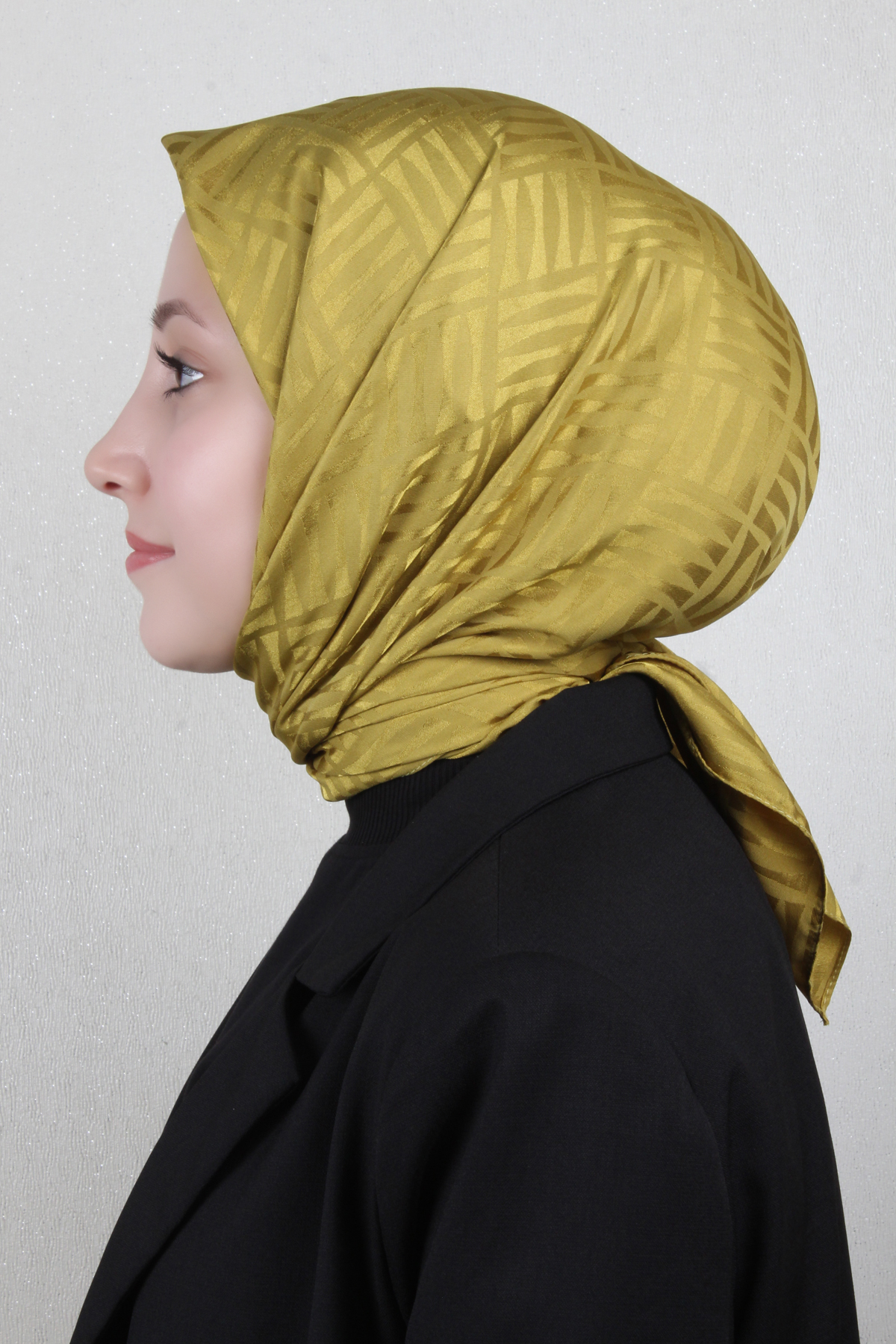Golden Jakar Eşarp 4119-6 Yağ Yeşili