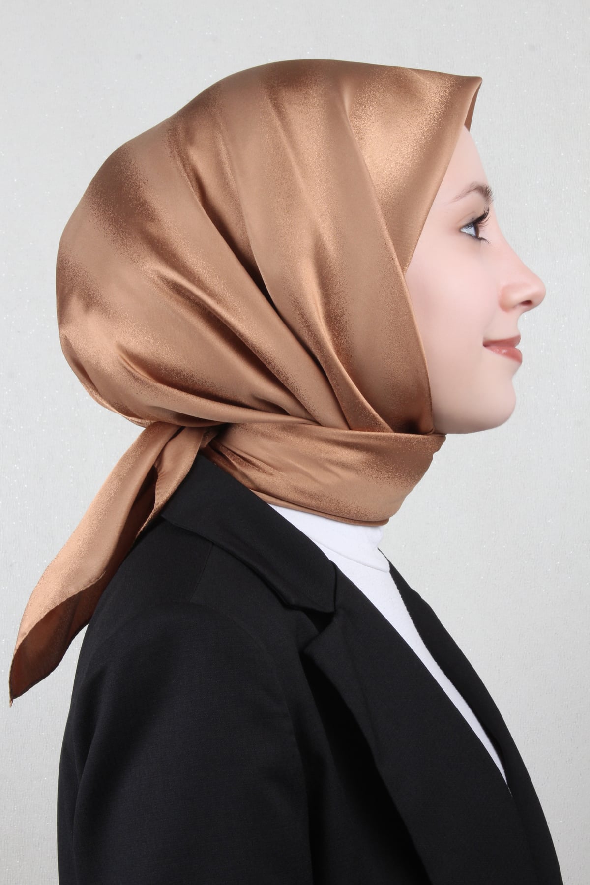Golden Jakar Eşarp 4135-14 Sütlü Kahve