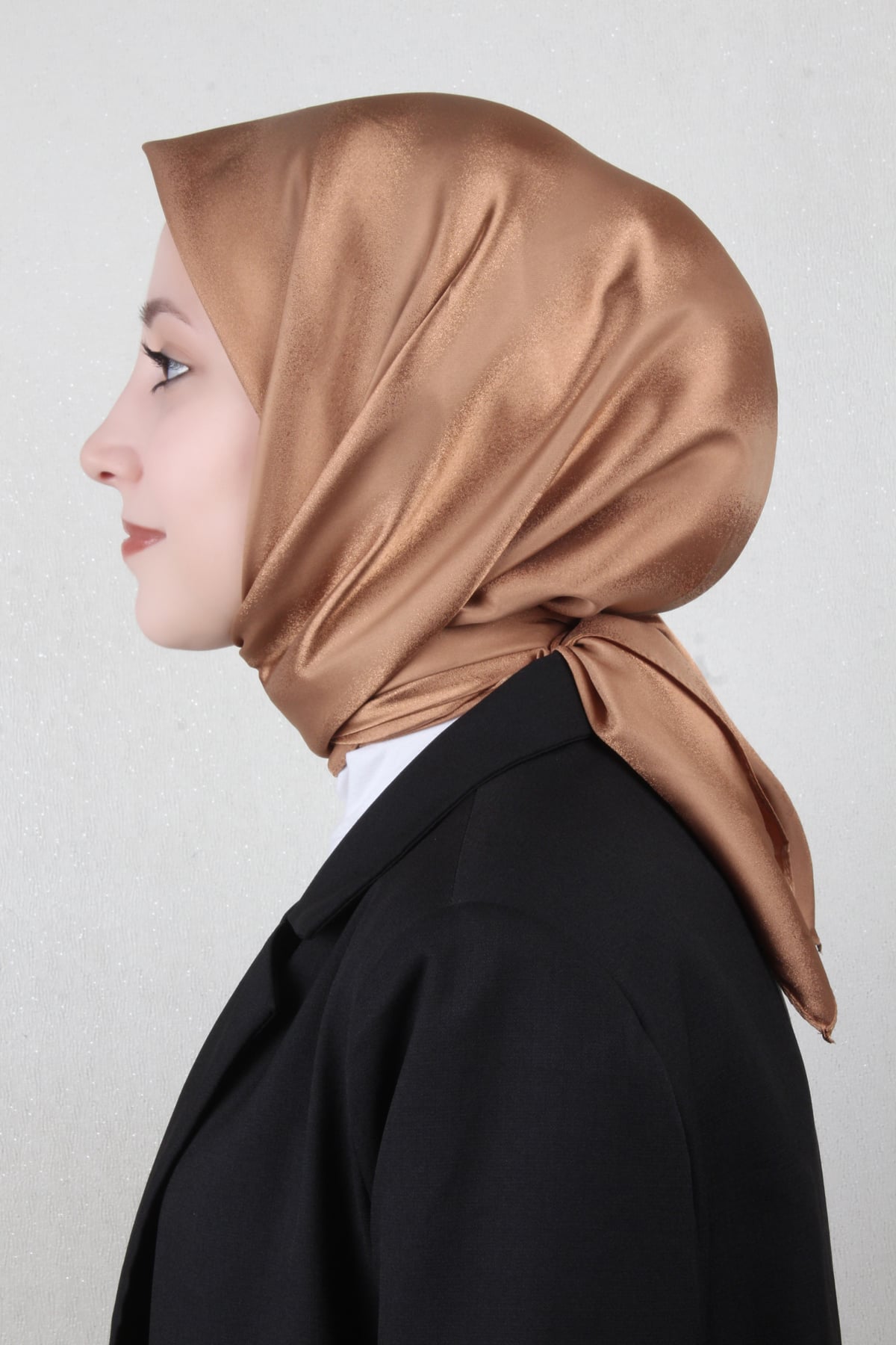 Golden Jakar Eşarp 4135-14 Sütlü Kahve