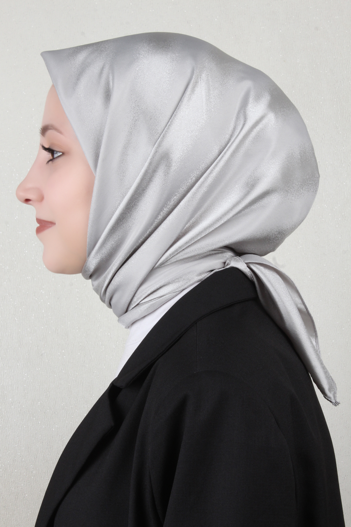 Golden Jakar Eşarp 4135-5 Gümüş