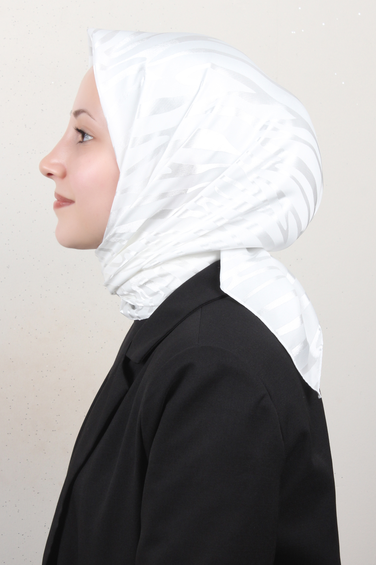 Golden Jakar Eşarp 4136-12 Beyaz