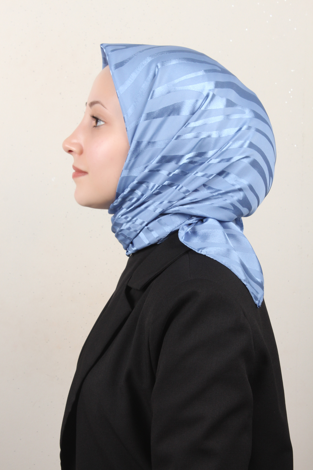 Golden Jakar Eşarp 4136-6 Açık Mavi