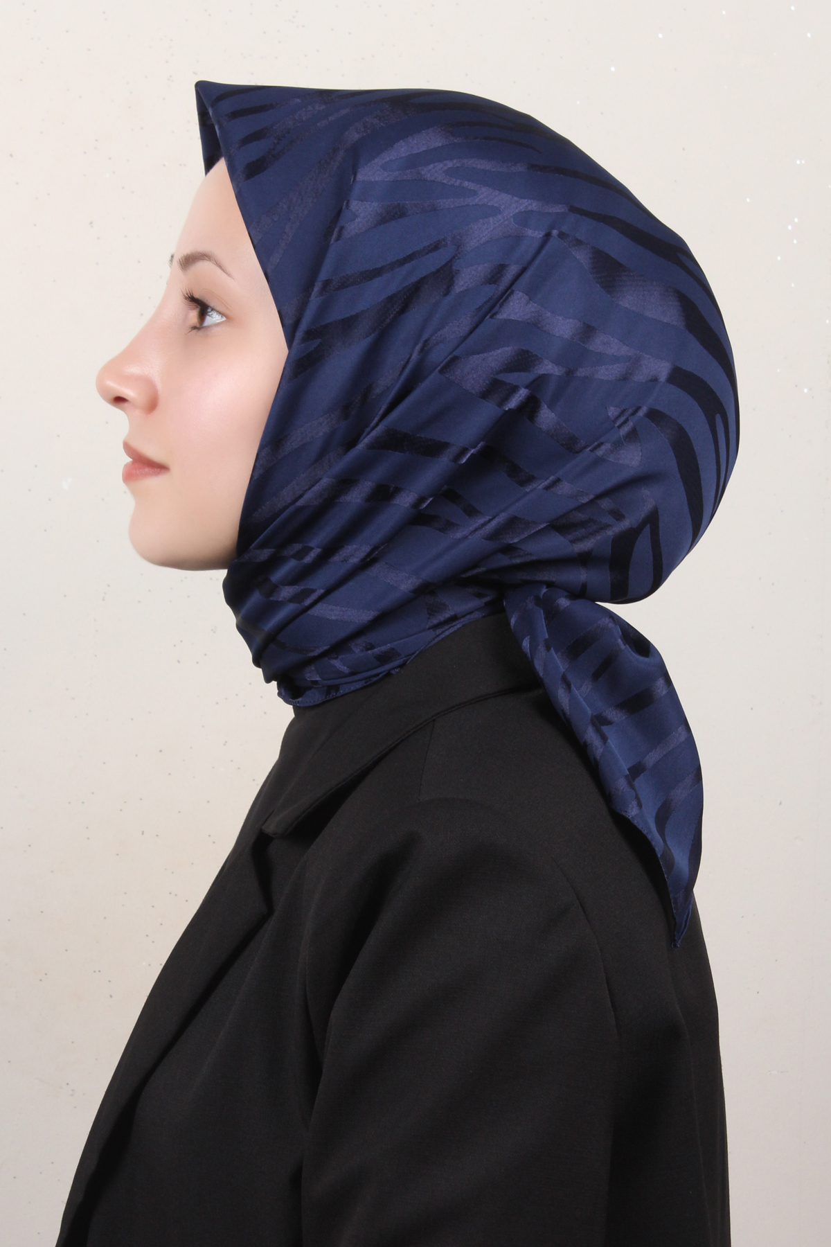 Golden Jakar Eşarp 4136-7 Lacivert