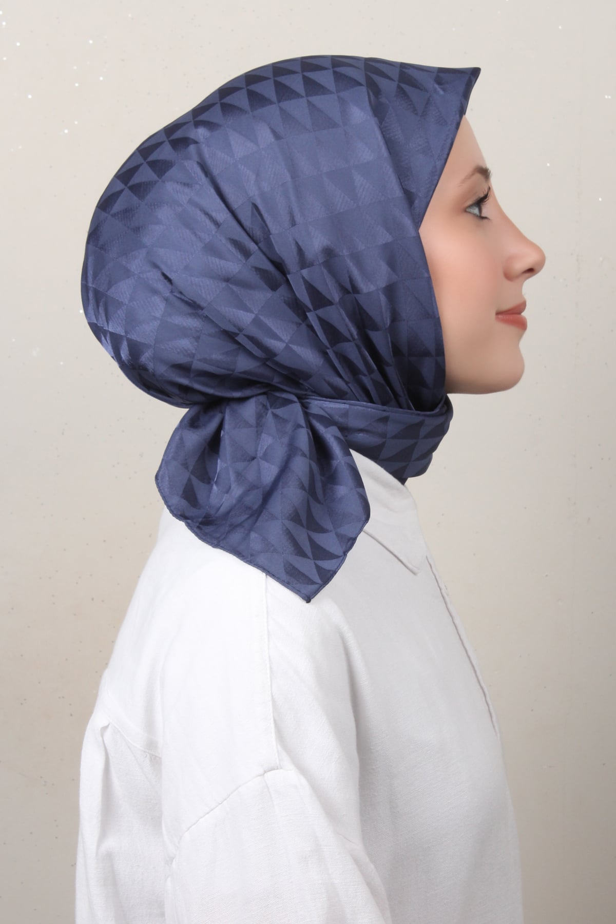 Golden Jakar Eşarp 4138-7 Kot Mavisi 
