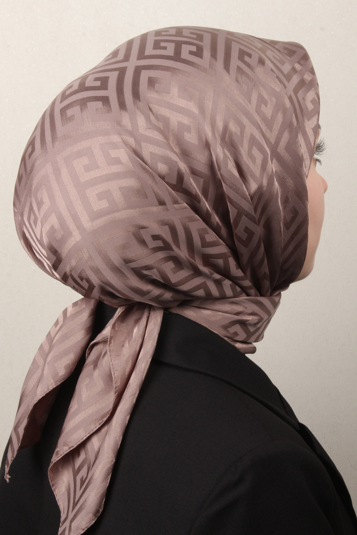 Golden Jakar Eşarp Grift Desen 4118-11 Vizon