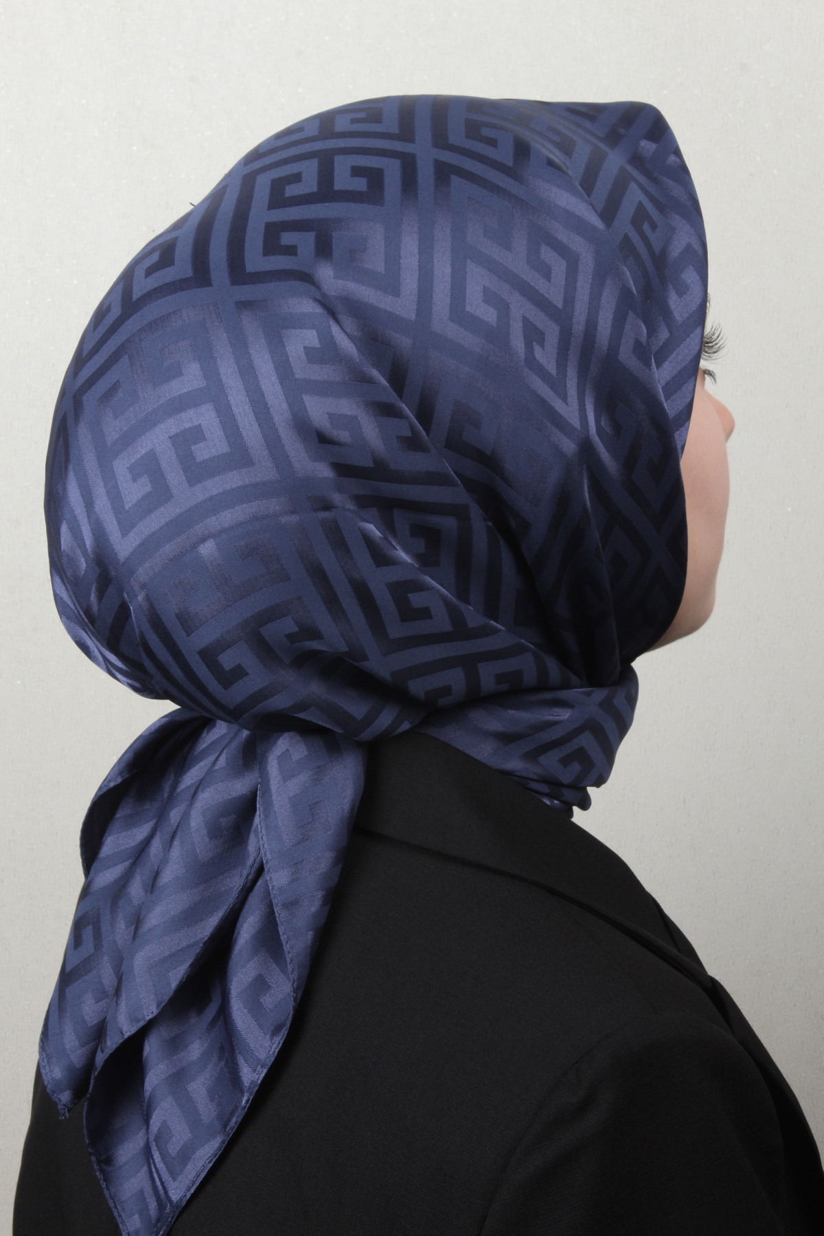 Golden Jakar Eşarp Grift Desen 4118-4 Metalik Laci