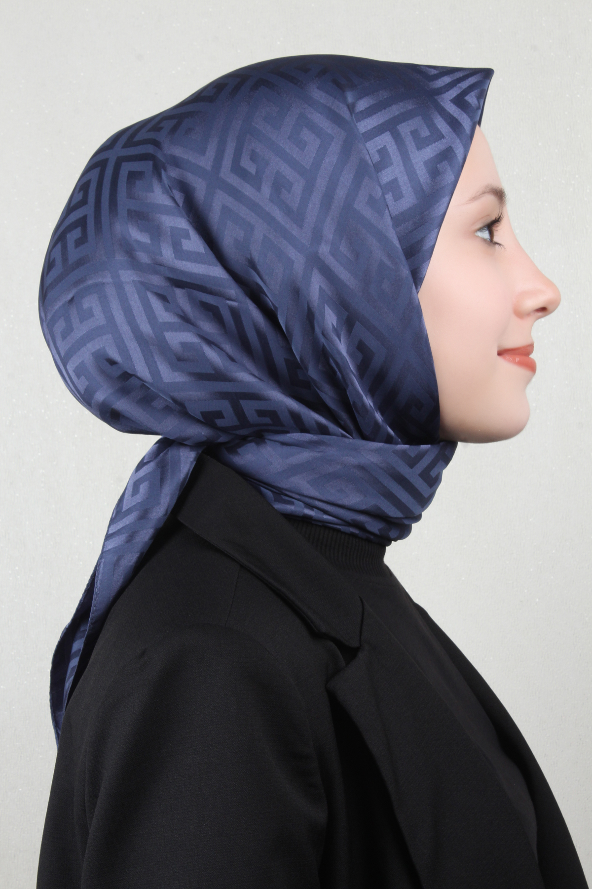 Golden Jakar Eşarp Grift Desen 4118-4 Metalik Laci