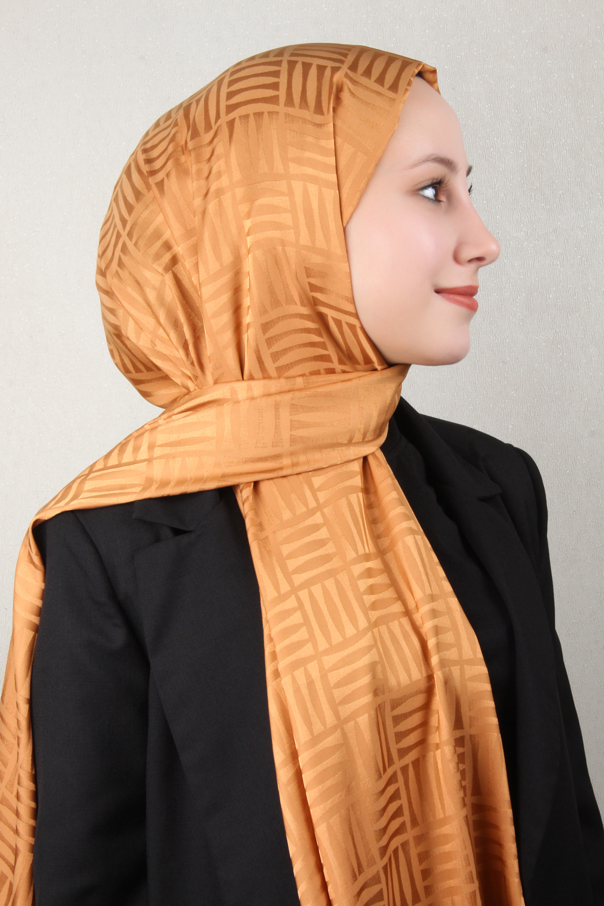 Golden Jakar Şal 4137-1 Bal Kabağı