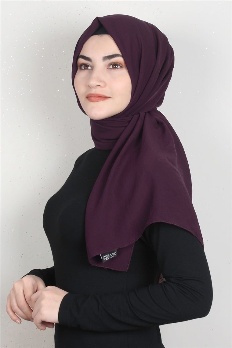 İnce Cazz Şal 1487-1 Mürdüm