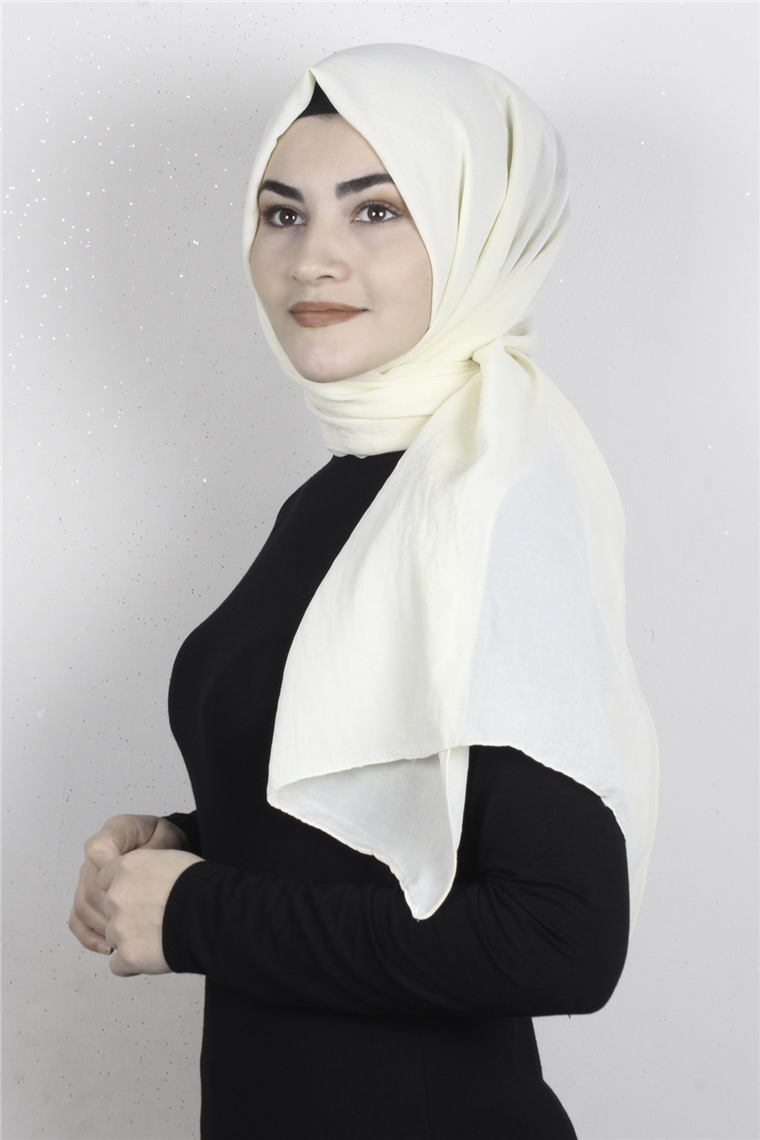 İnce Cazz Şal 1487-14 Ekru
