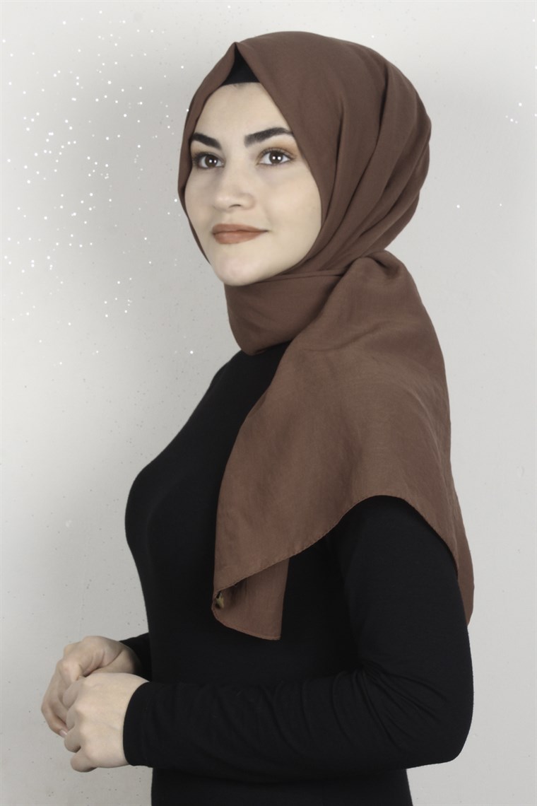 İnce Cazz Şal 1487-3 Taba