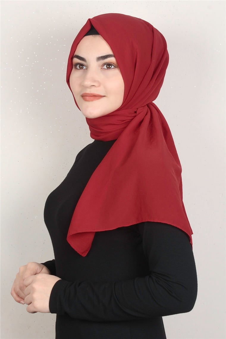 İnce Cazz Şal 1487-4 Kırmızı
