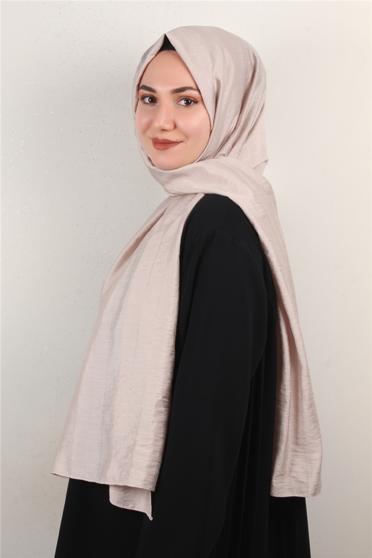 İnce Kareli Şal 2580-53 Taş