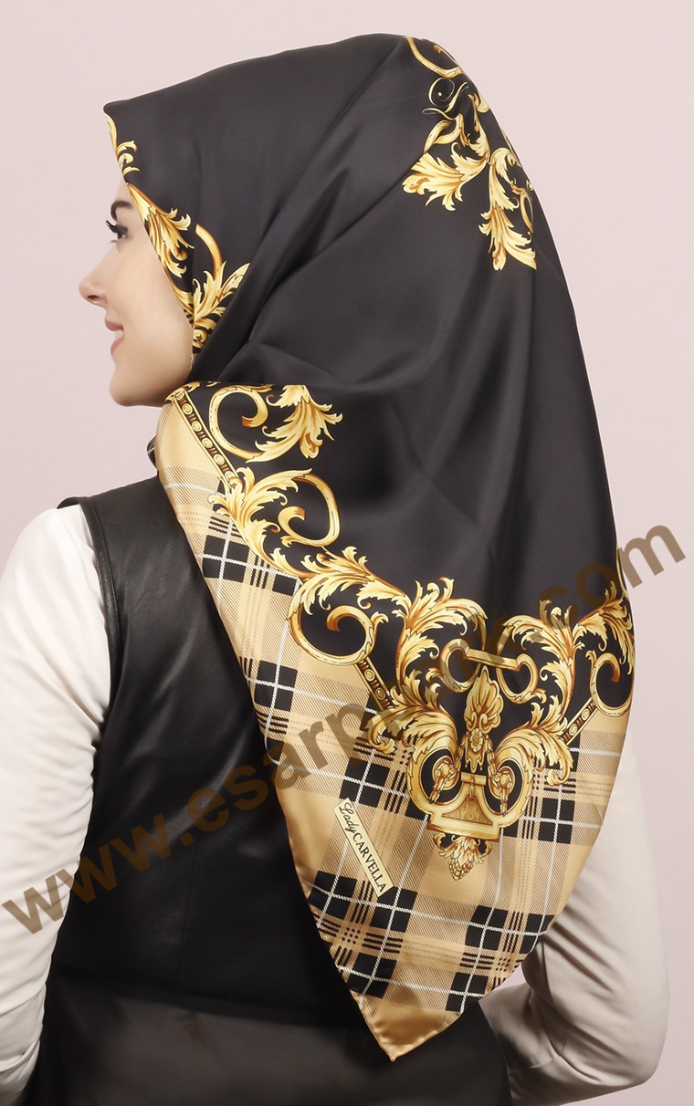 İndirimli İthal İpek Eşarp 1302-2