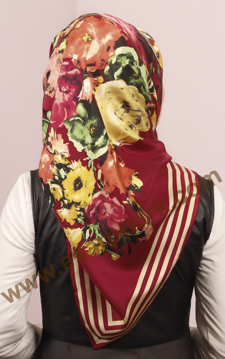 İndirimli İthal İpek Eşarp 1302-23