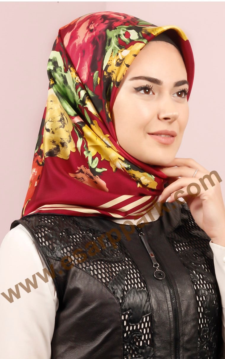 İndirimli İthal İpek Eşarp 1302-23