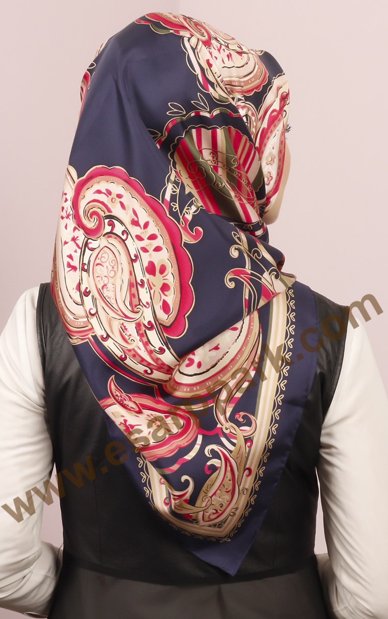 İndirimli İthal İpek Eşarp 1302-25