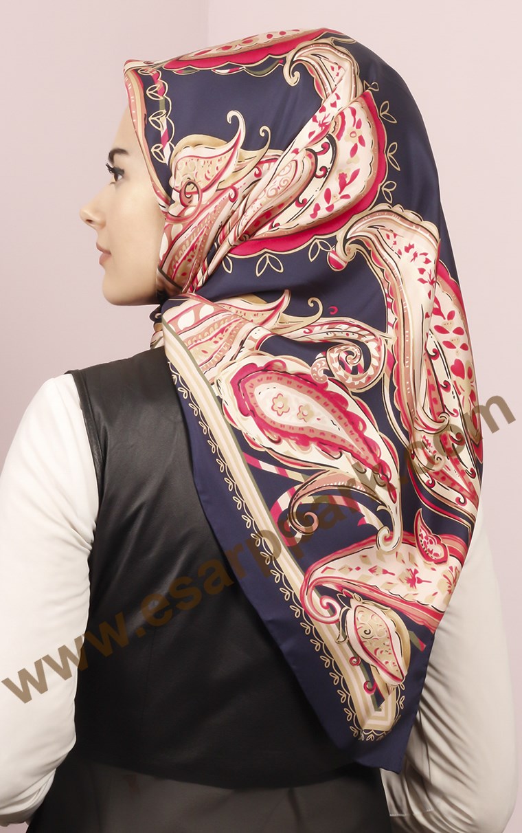 İndirimli İthal İpek Eşarp 1302-25