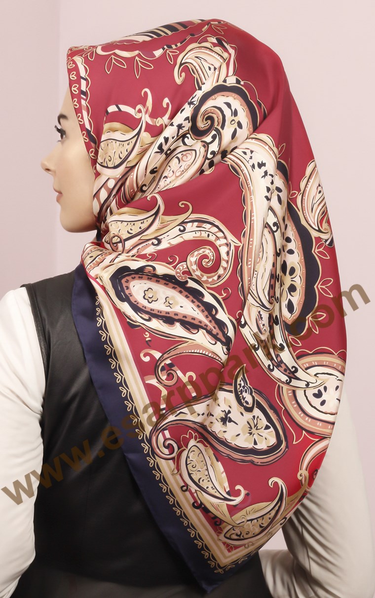 İndirimli İthal İpek Eşarp 1302-26