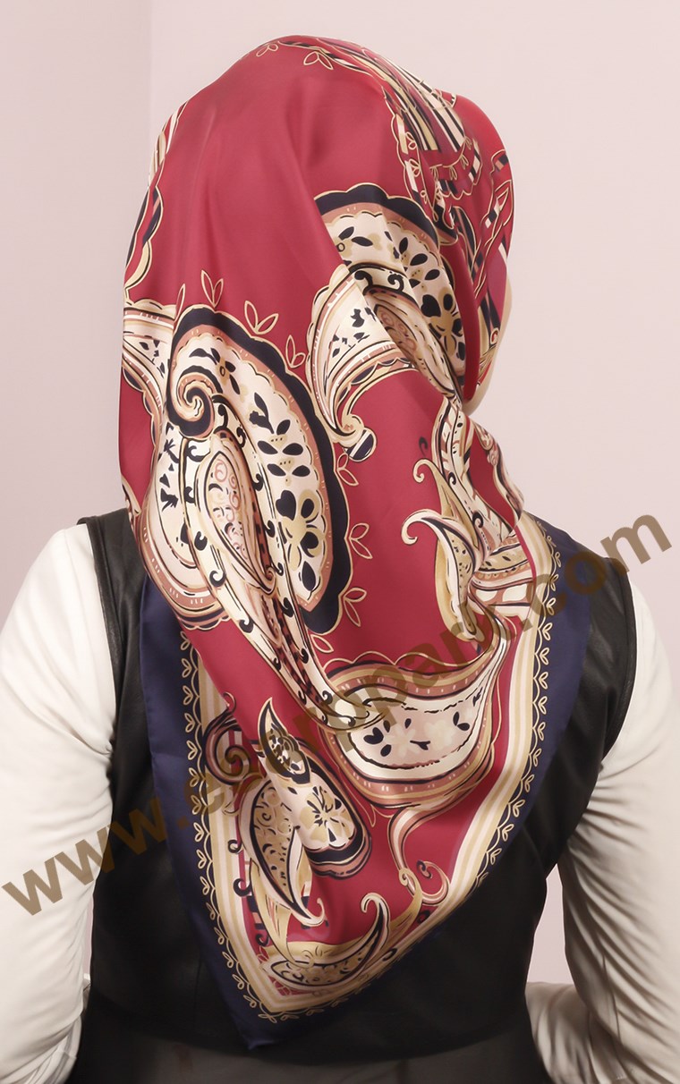 İndirimli İthal İpek Eşarp 1302-26