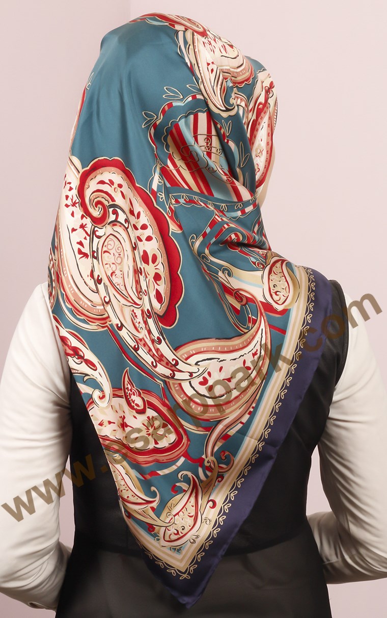 İndirimli İthal İpek Eşarp 1302-27