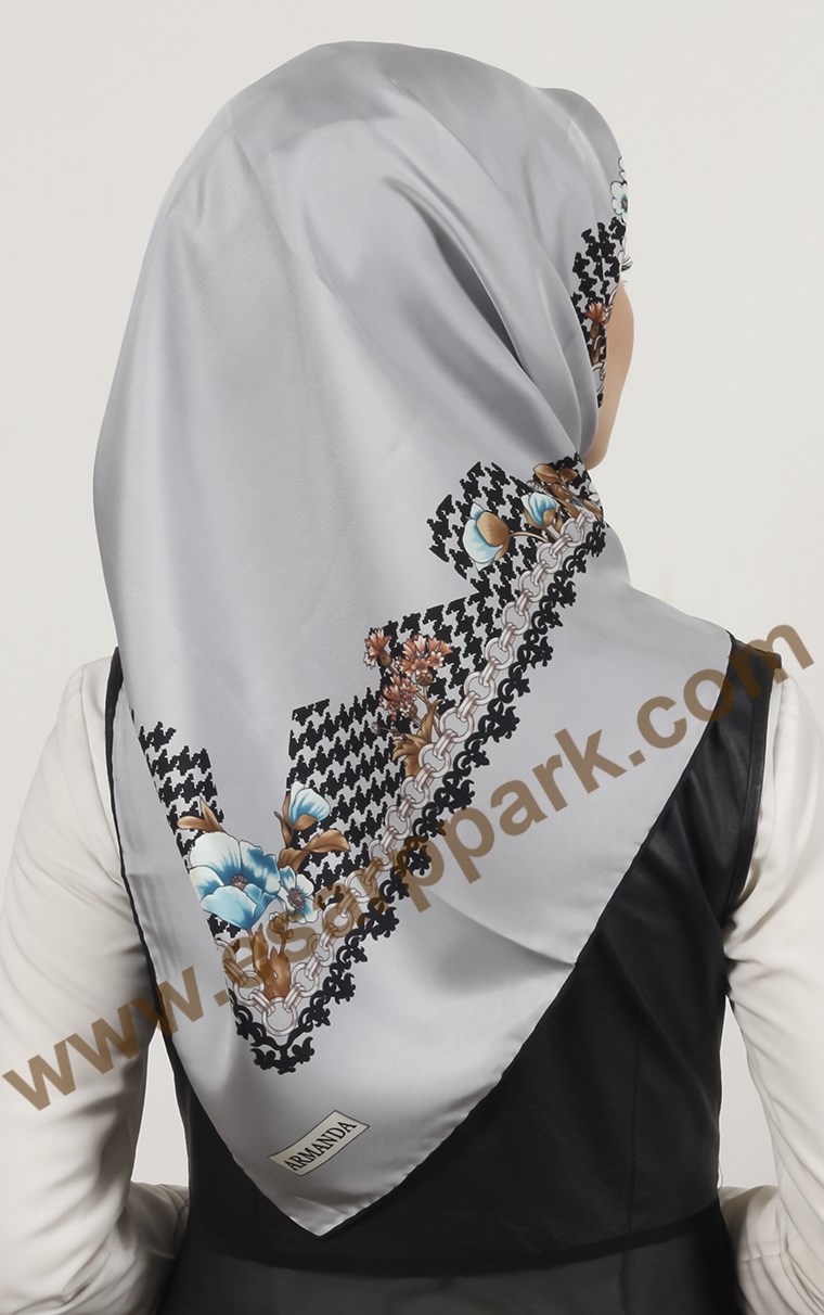 İndirimli İthal İpek Eşarp 1305-3