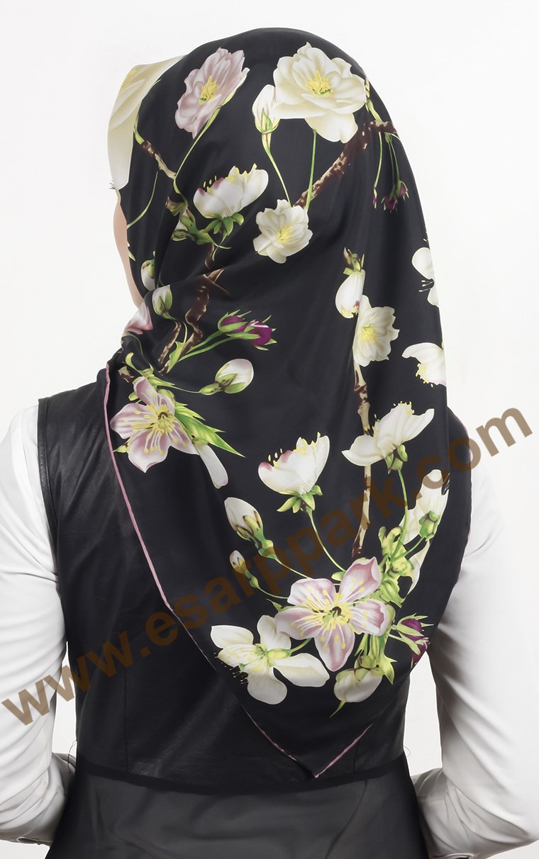 İndirimli İthal İpek Eşarp 1559-7