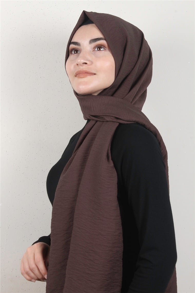 İpeksi Caz Şal 2741-10 Kahverengi
