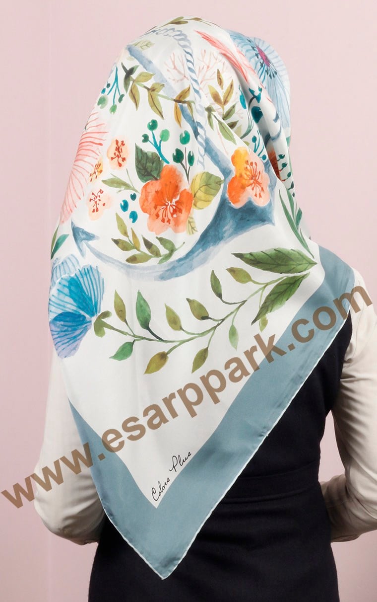 İthal İpek Eşarp 1507-4