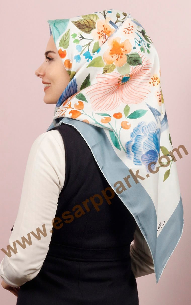 İthal İpek Eşarp 1507-4