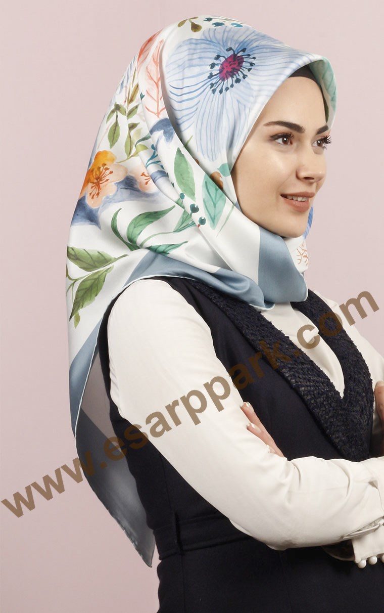 İthal İpek Eşarp 1507-4