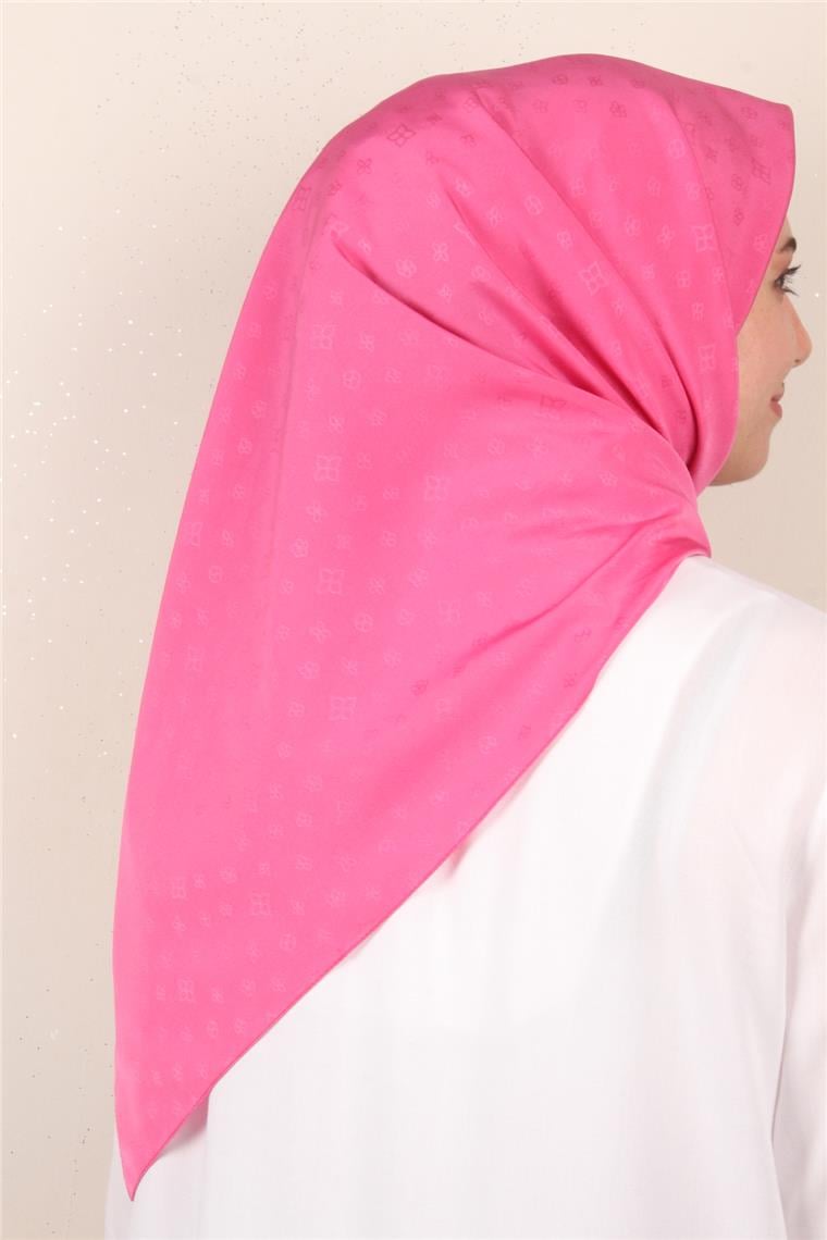 Jakarlı Icon Eşarp 2757-10 Pembe