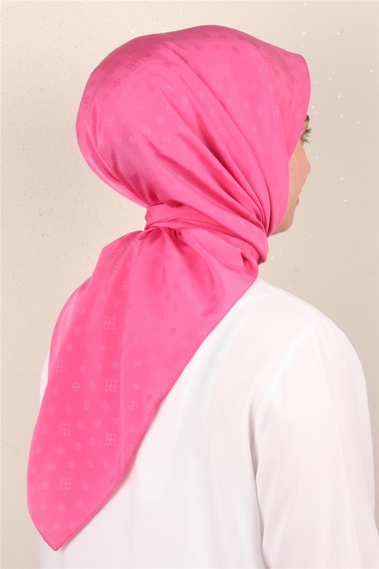 Jakarlı Icon Eşarp 2757-10 Pembe