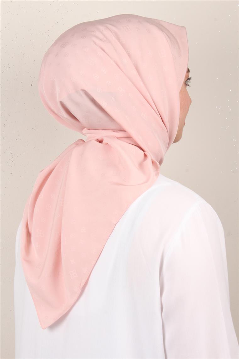 Jakarlı Icon Eşarp 2757-11 Toz Pembe 