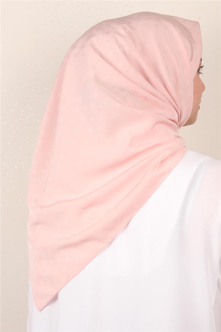 Jakarlı Icon Eşarp 2757-11 Toz Pembe 
