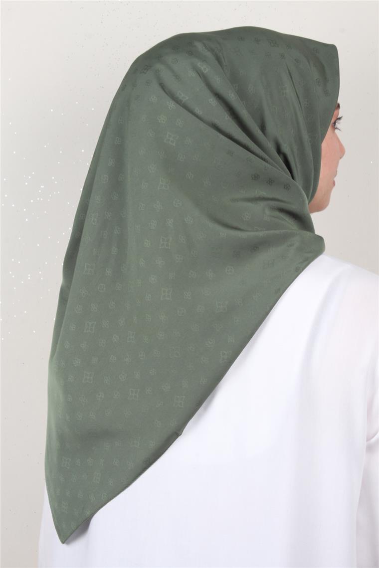Jakarlı Icon Eşarp 2757-4 Yeşil
