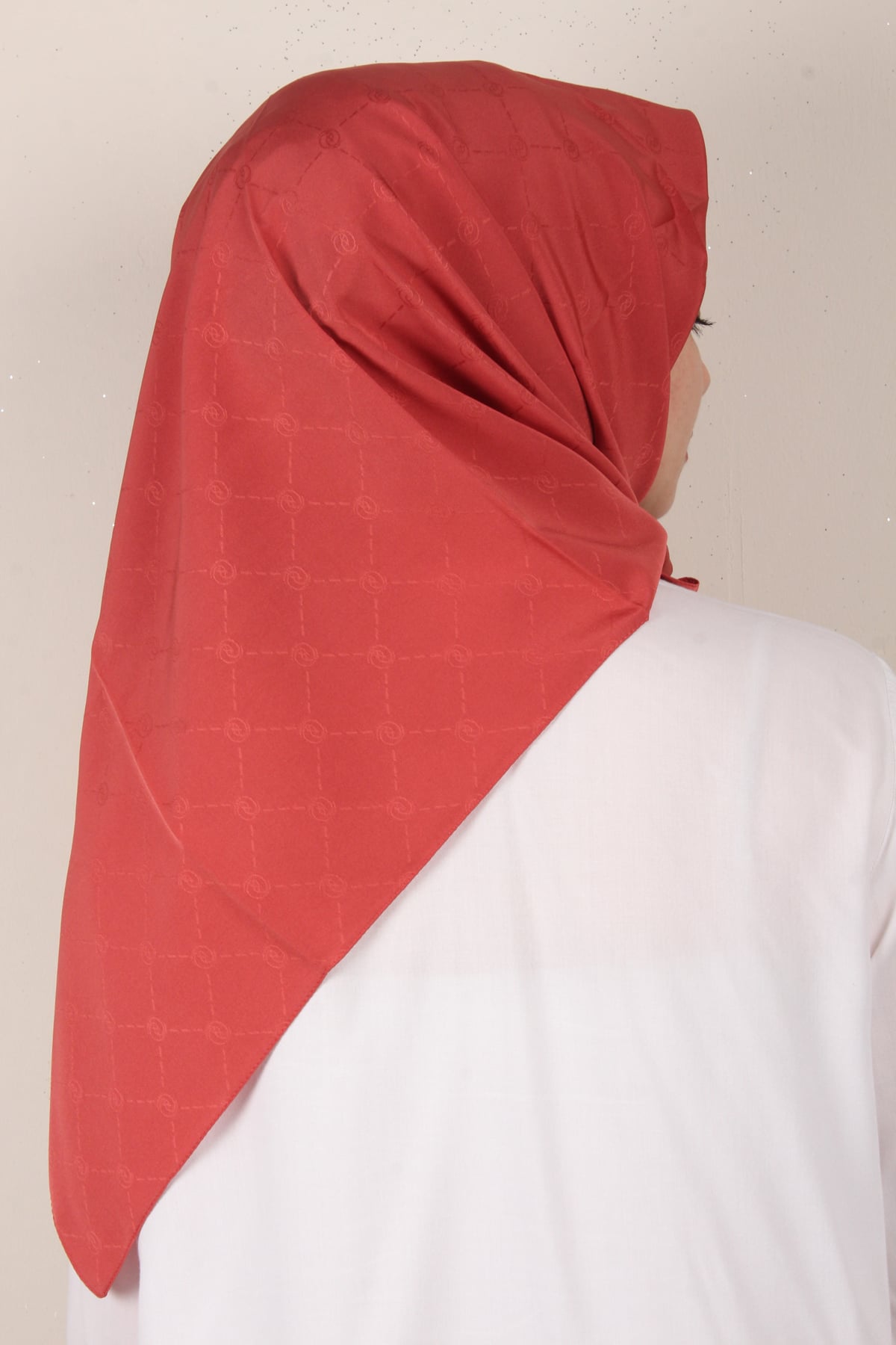 Jakarlı Icon Eşarp 2758-23 Koyu Şeftali