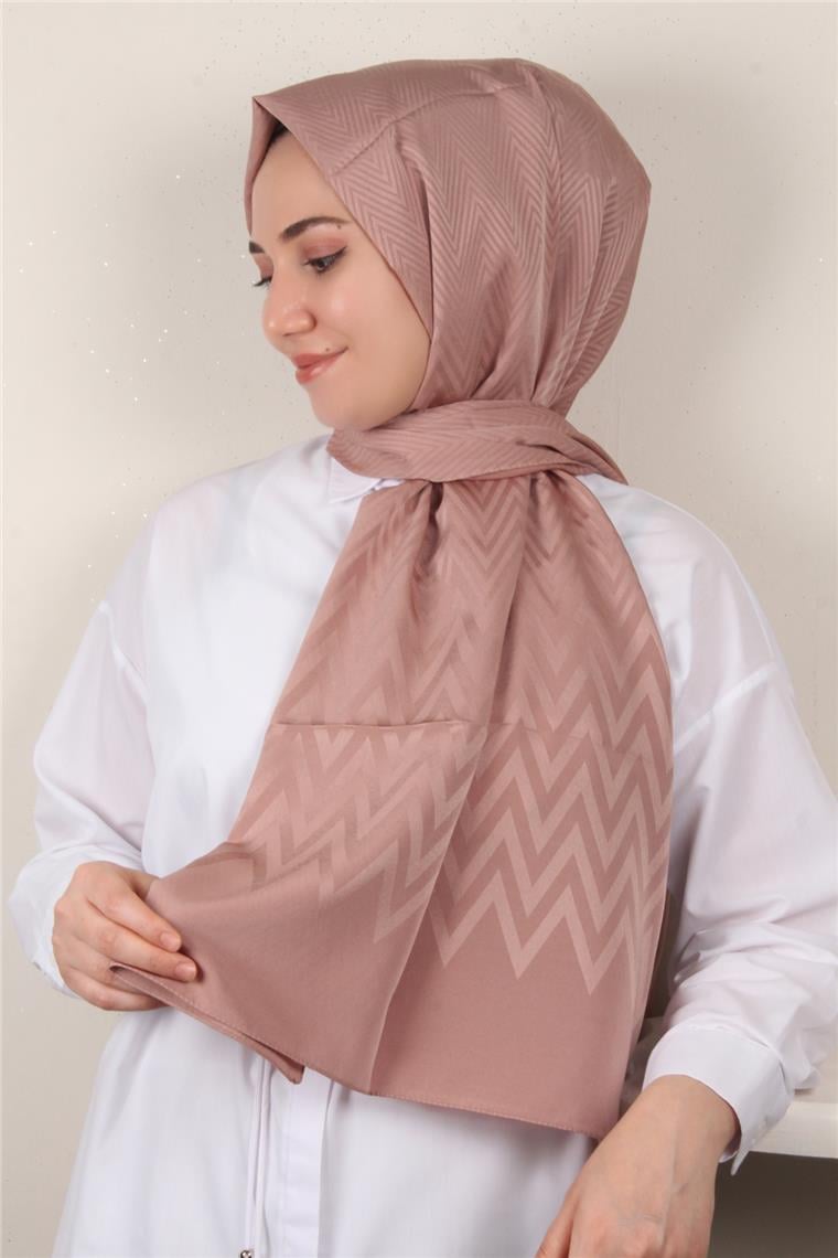 Jakarlı İcon Şal 3101-18 Sütlü Kahve
