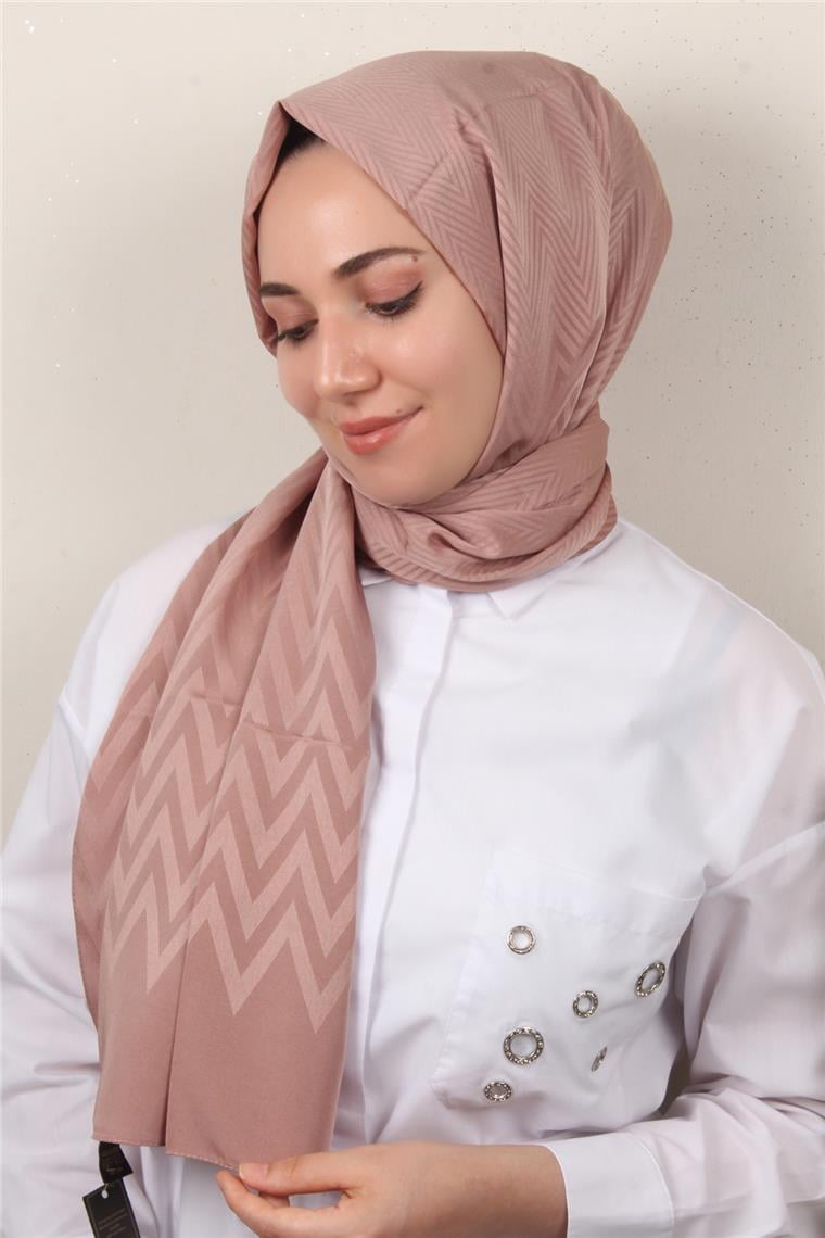 Jakarlı İcon Şal 3101-18 Sütlü Kahve