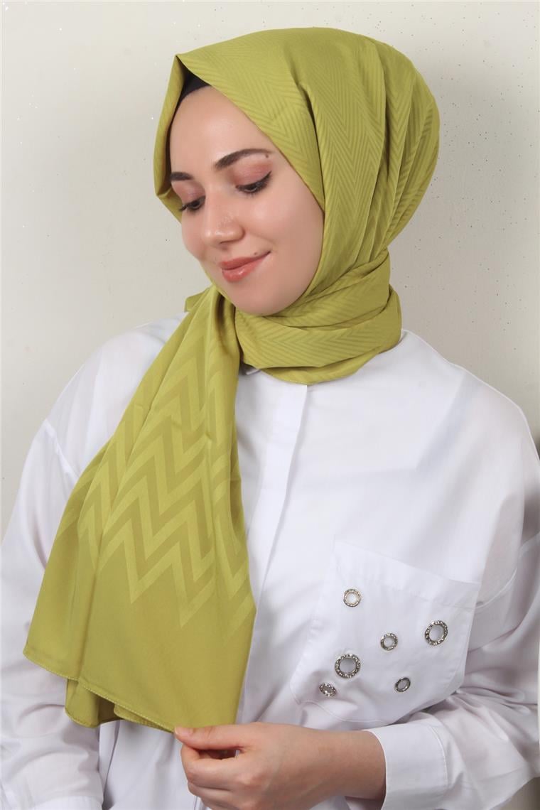 Jakarlı İcon Şal 3101-21 Fıstık Yeşili