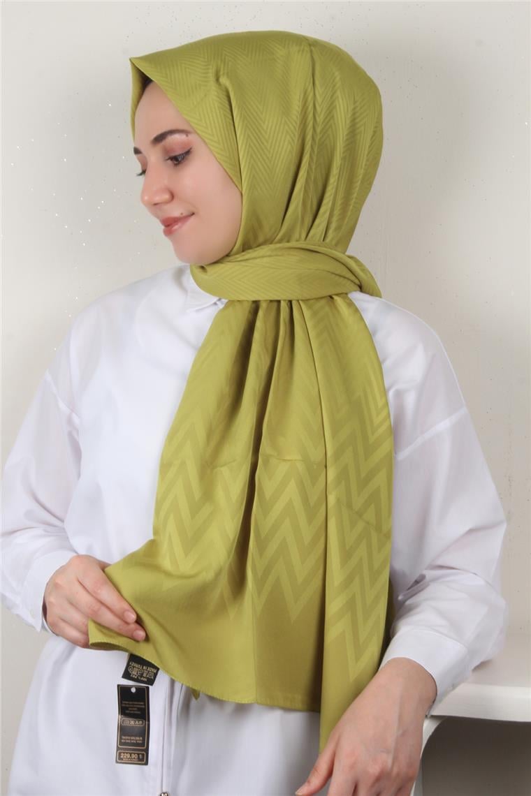 Jakarlı İcon Şal 3101-21 Fıstık Yeşili