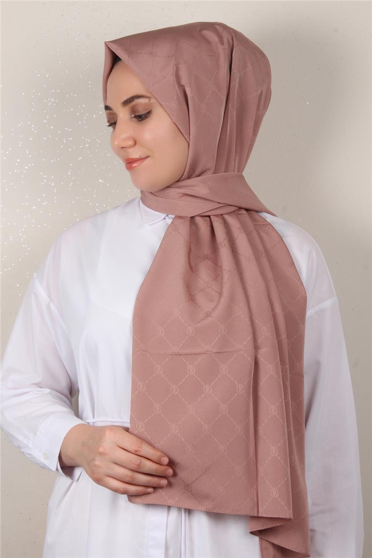 Jakarlı Icon Şal 3103-16 Çöl Kahvesi