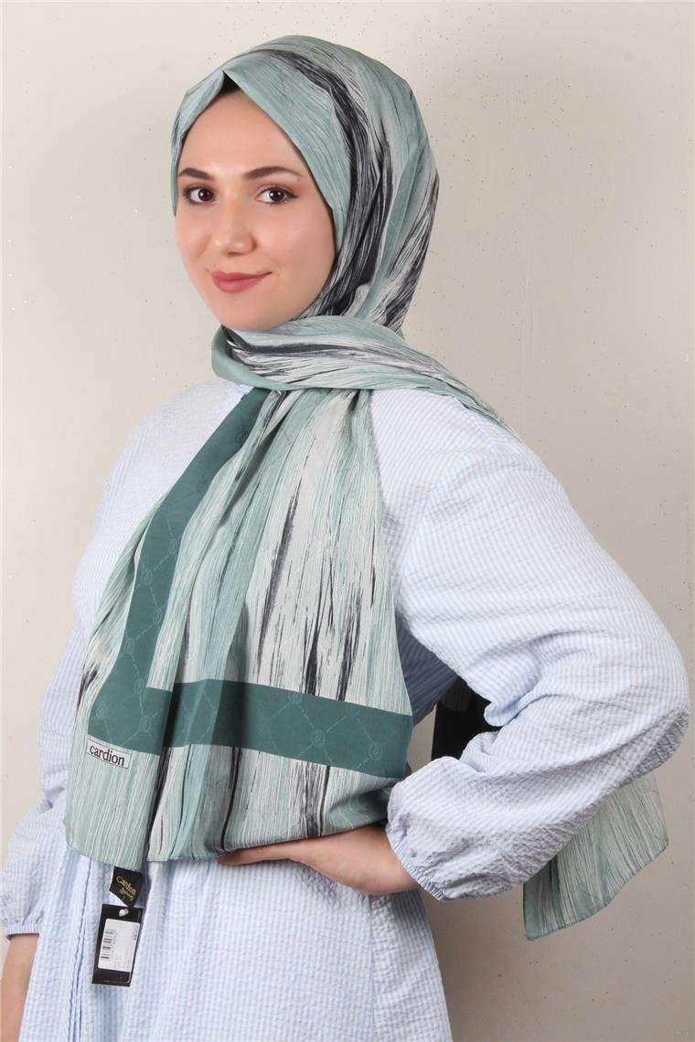 Jakarlı İcon Şal 3104-1 Mint Yeşili
