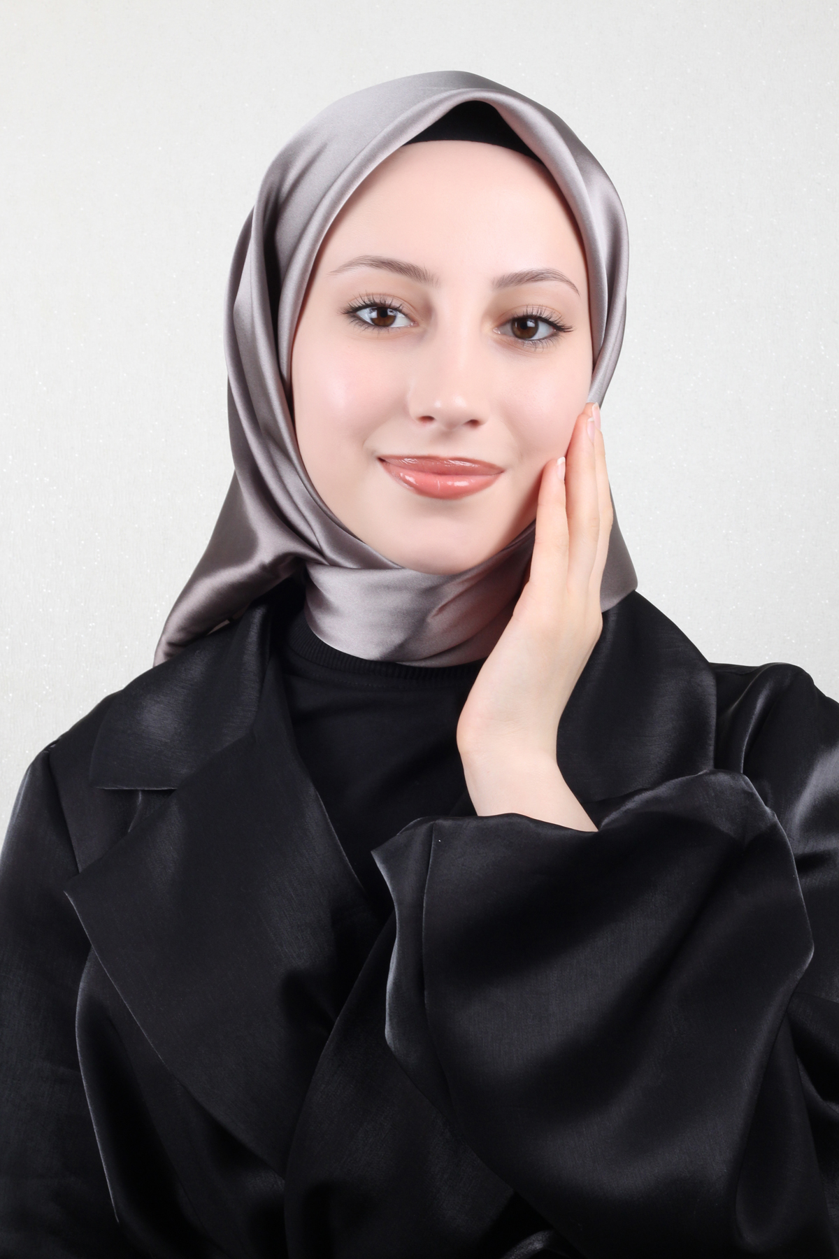 Joyas Degrade İpek Eşarp 4141-10 Vizon