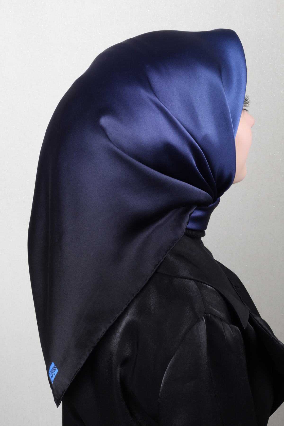 Joyas Degrade İpek Eşarp 4141-2 Gece Mavisi