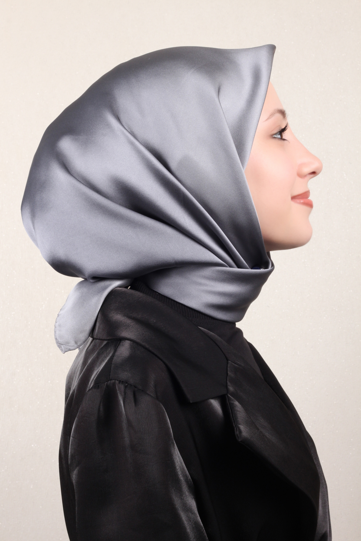 Joyas Degrade İpek Eşarp 4141-4 Gümüş