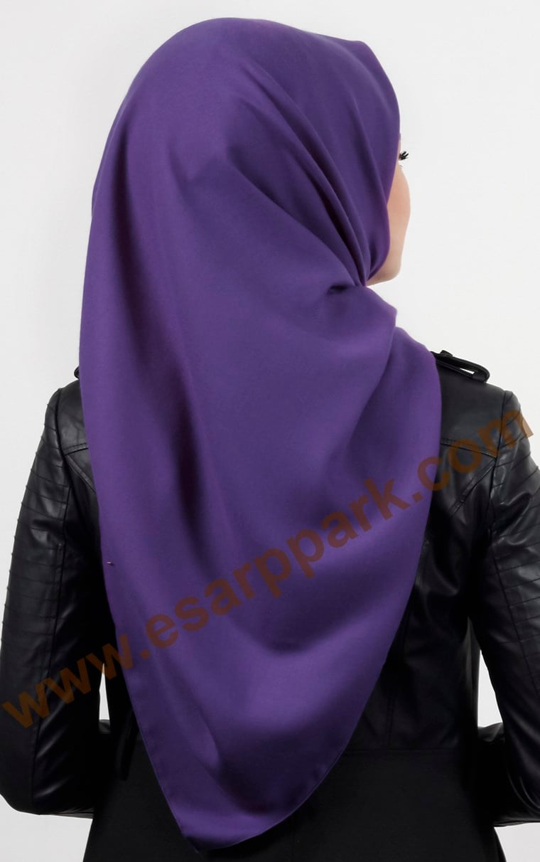 Kışlık Yünlü Düz Renk Eşarp 1750-18